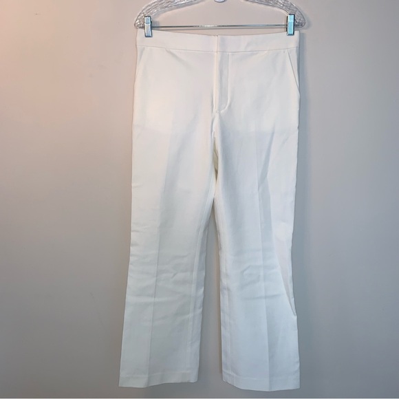Club Monaco Cropped Pants White 6 - Picture 1 of 8